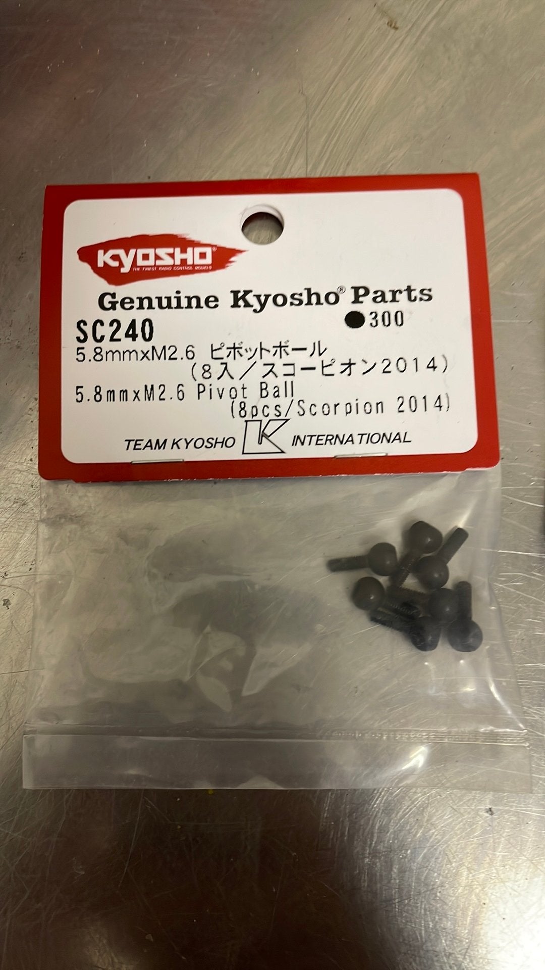 Kyosho Scorpion ball joints parts, Ophalen of Verzenden, Nieuw, Overige schalen, Auto onroad