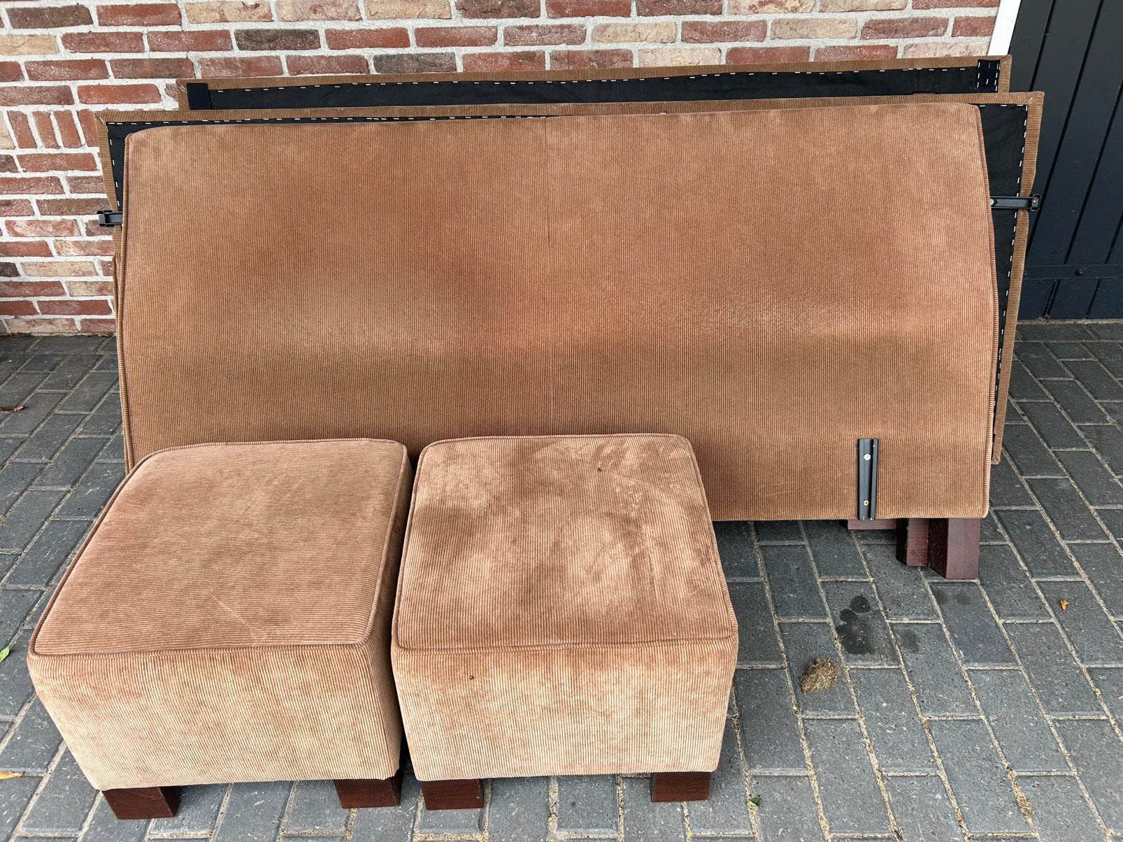 Nette boxspring, Ophalen, Gebruikt, Tweepersoons, 200 cm