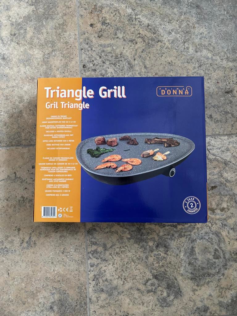 Prima Donna Triangle Grill, Ophalen of Verzenden, Nieuw, 4 t/m 7 personen
