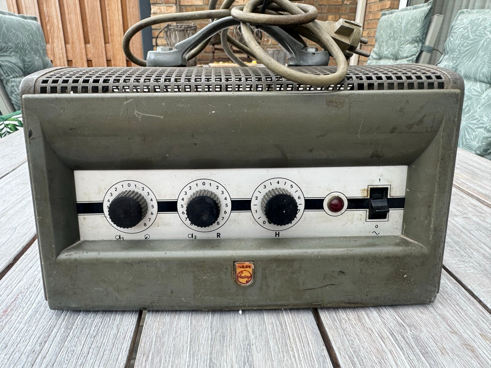 Vintage Philips EL6400 / 00 Versterker - Werkt, Audio, Tv en Foto, Ophalen of Verzenden, Versterker