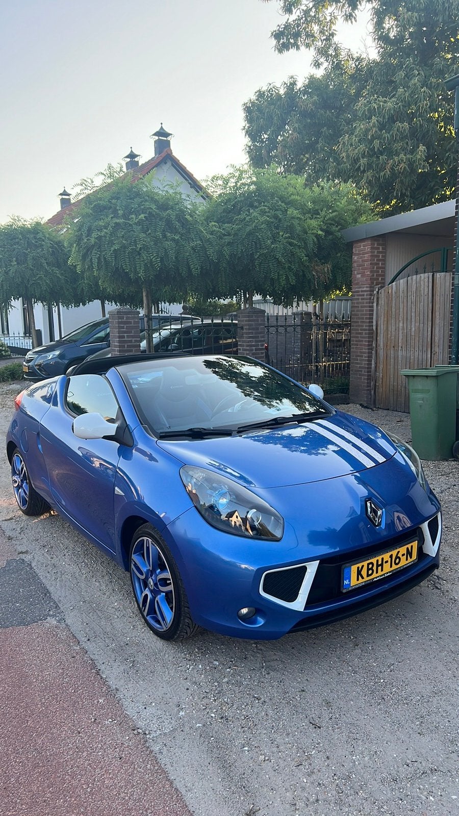 Renault Wind Gordini 1.2 TCE 2011 Blauw, Auto's, Voorwielaandrijving, 4 cilinders, Cabriolet, Blauw