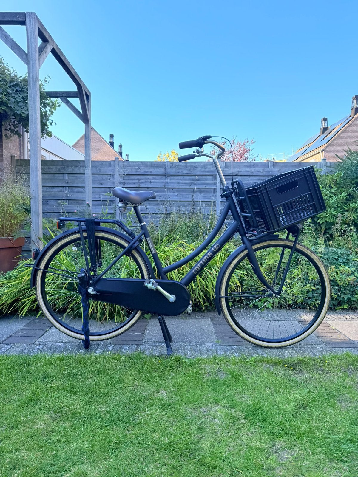 Cortina U4 Transport Jet Black Mattt maat 50, 50 tot 53 cm, Ophalen, Zo goed als nieuw