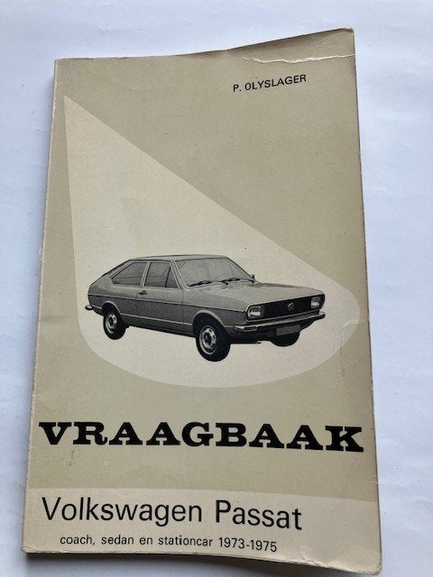 Vraagbaak   Volkswagen    Passat     1973  -  1975, Ophalen of Verzenden