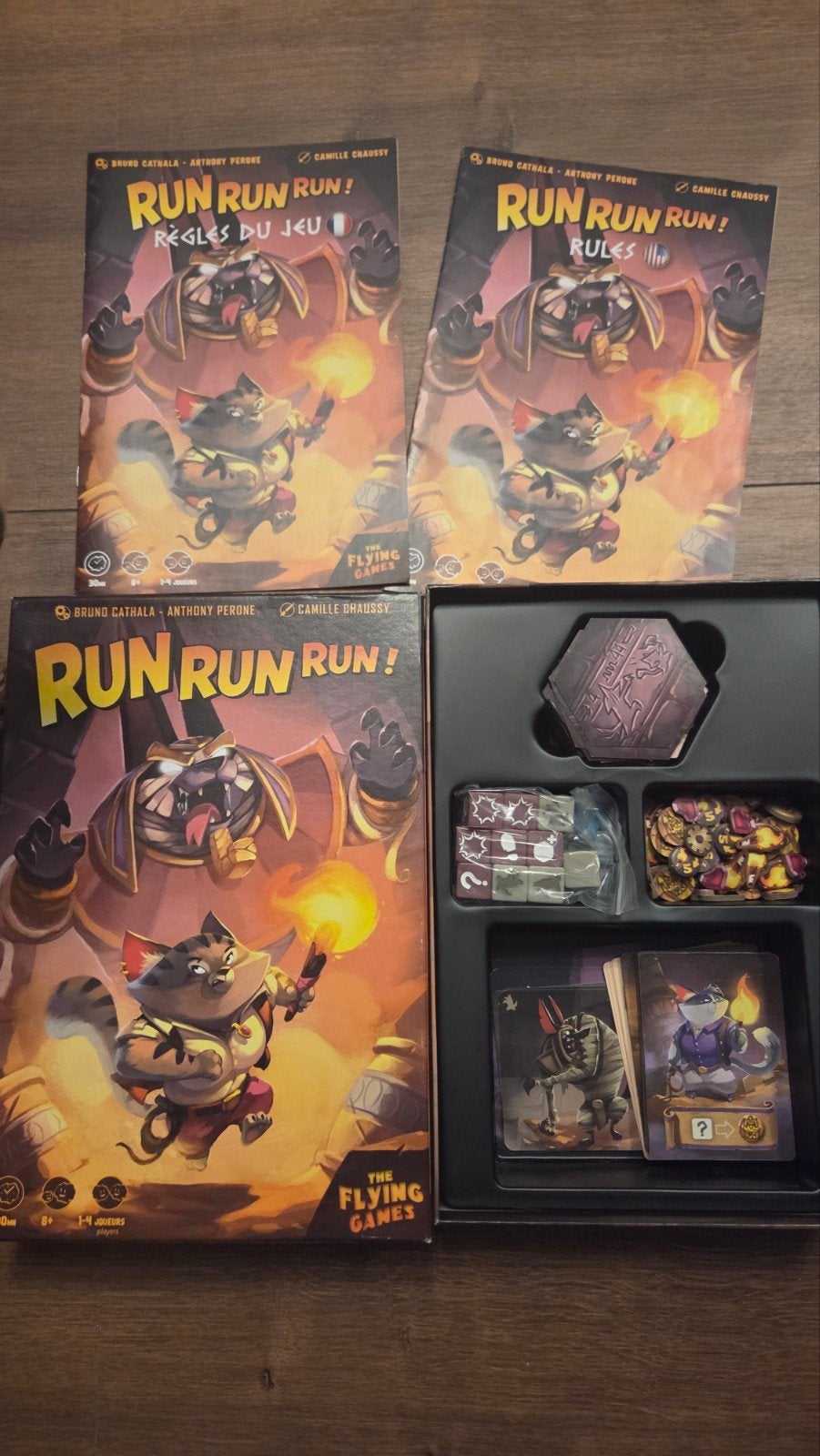 Run Run Run! van The Flying Games - Zo goed als nieuw!, Drie of vier spelers, Ophalen of Verzenden, Zo goed als nieuw, The Flying Games