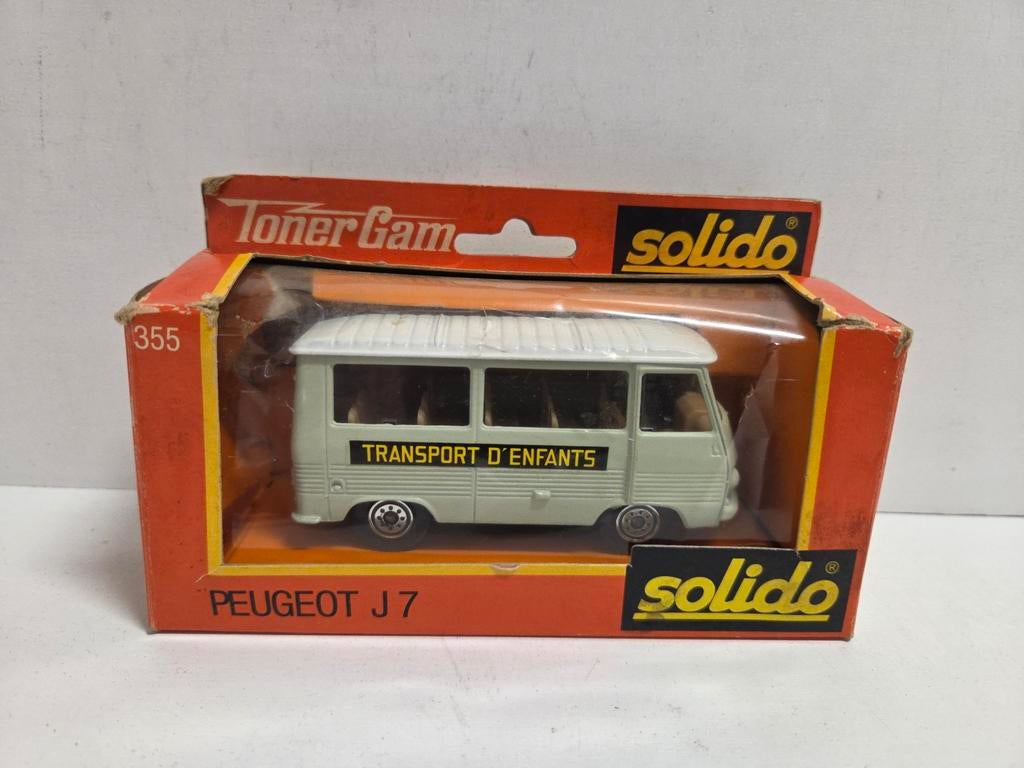 Solido Peugeot J7 "Transport D'Enfants, Auto, Ophalen of Verzenden, Zo goed als nieuw, .