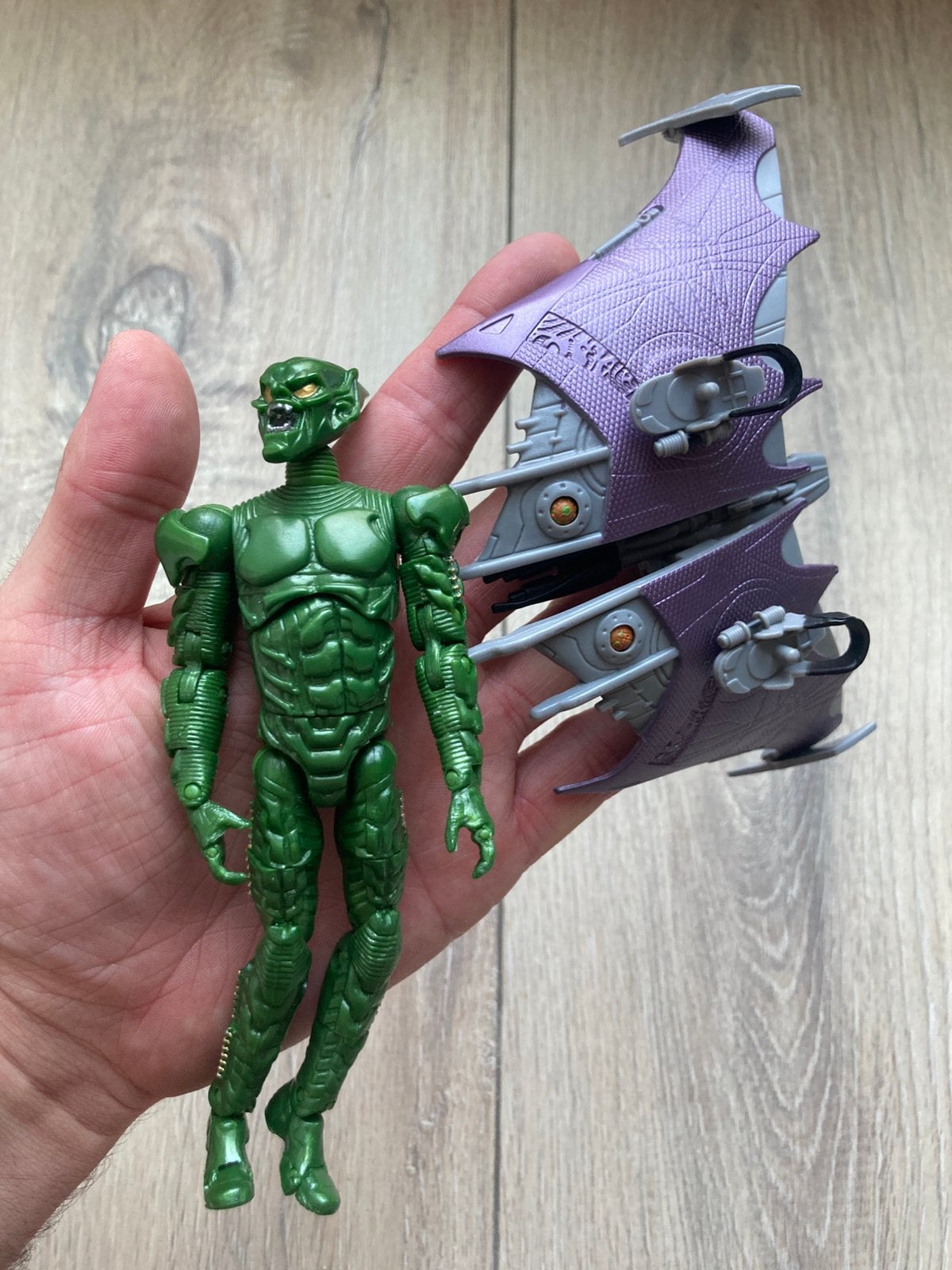 Spiderman green goblin, Verzenden, Zo goed als nieuw