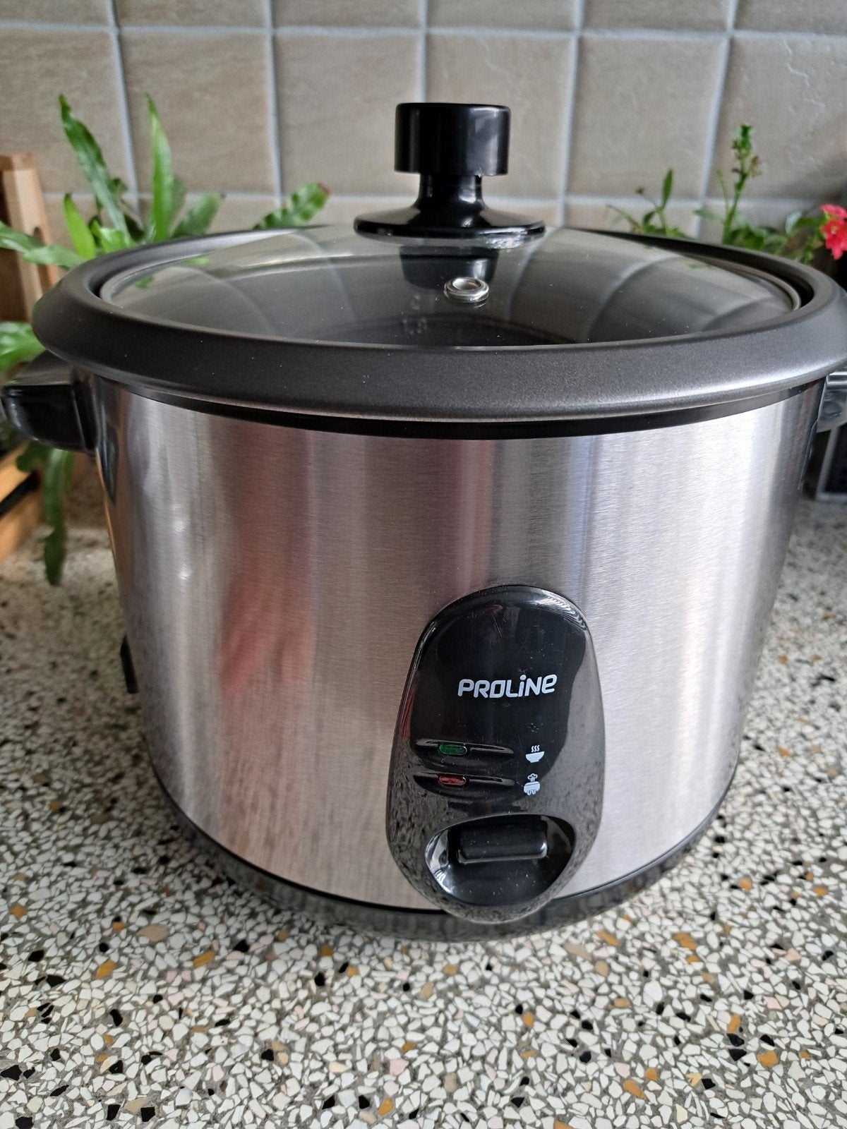 Kleine 1.8L rijstkoker met stoomfunctie, compleet en werkend, Ophalen