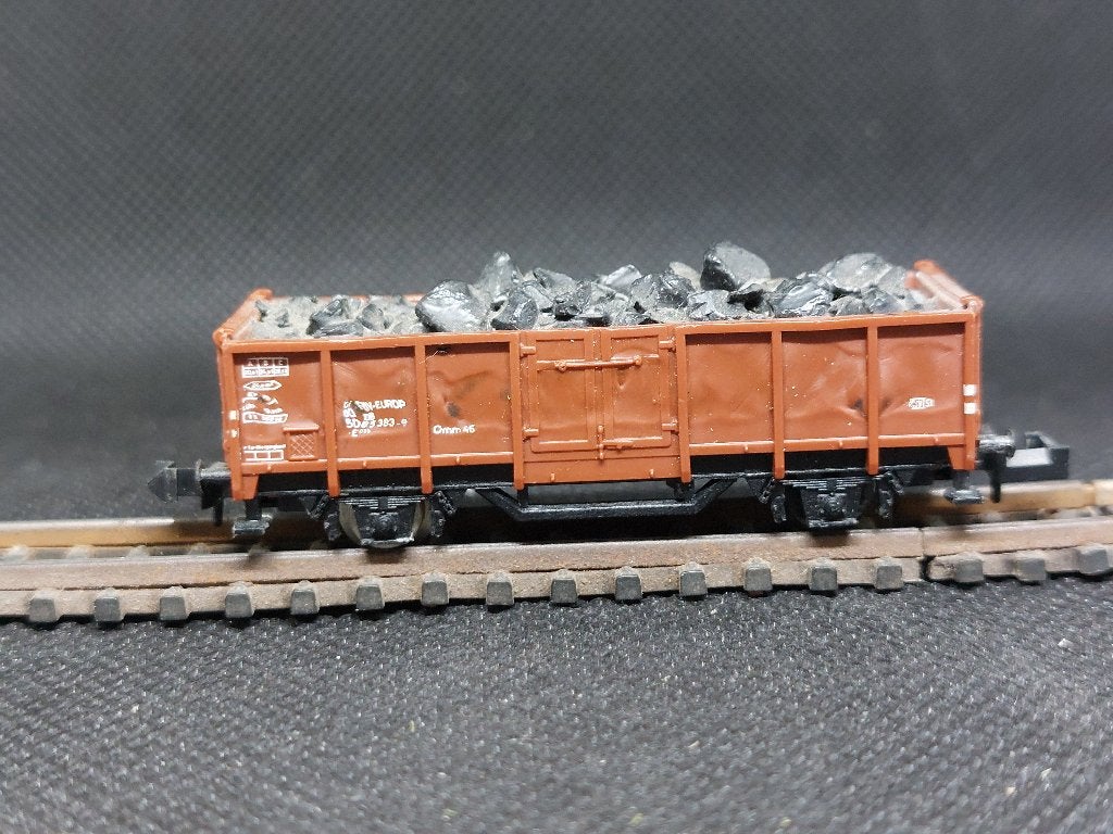Minitrix 3529 - open goederenwagen E035 met kolen (13133), Gebruikt, Gelijkstroom, Trix, Wagon