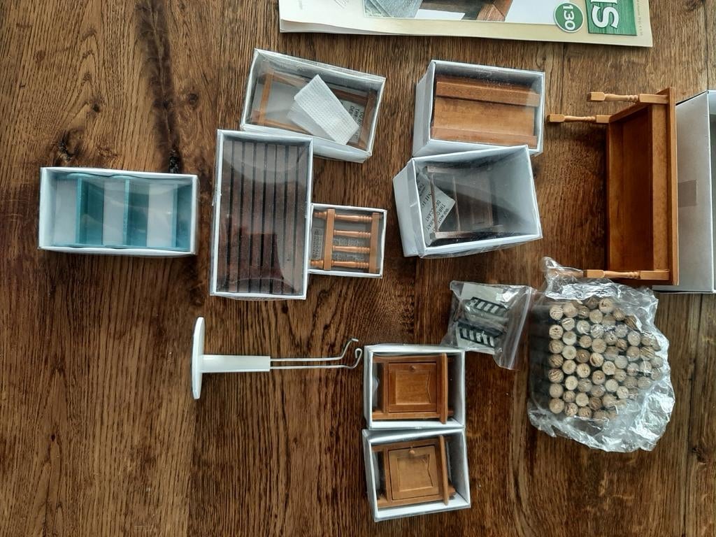 Nieuwe poppenhuis accessoires schaal 1:12 (alles in 1 koop), Ophalen of Verzenden