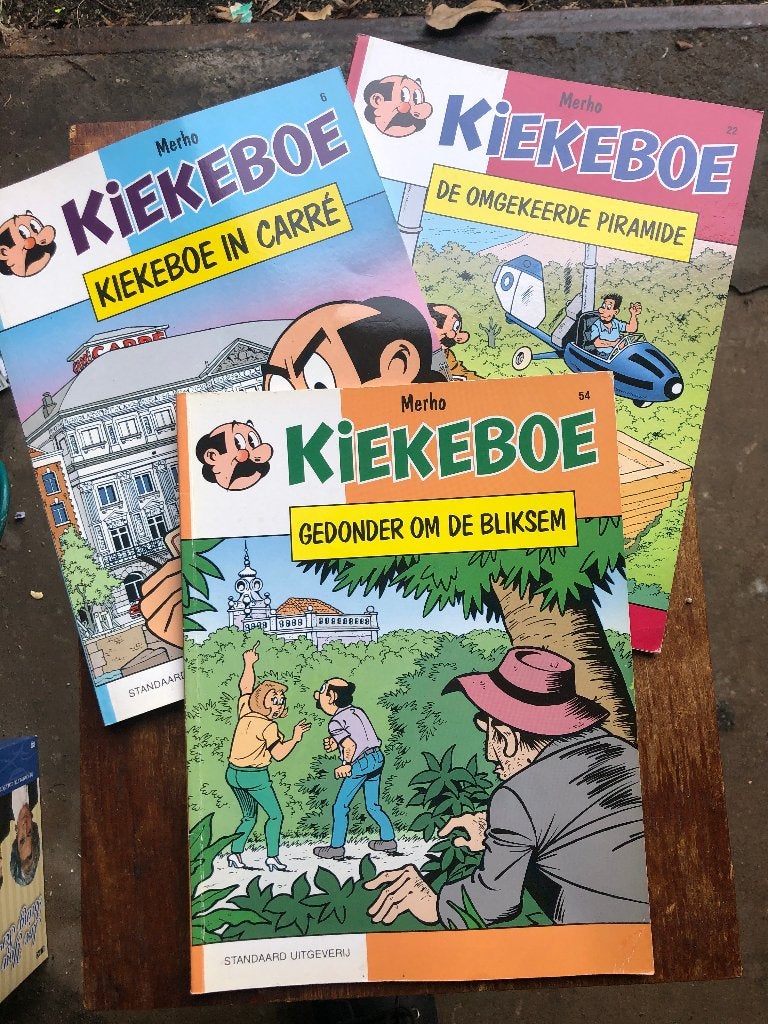 LOSSE VERKOOP ; Kiekeboe (Merho) Vele delen , zie omschrijv., Meerdere stripboeken, Ophalen of Verzenden, Zo goed als nieuw, Merho