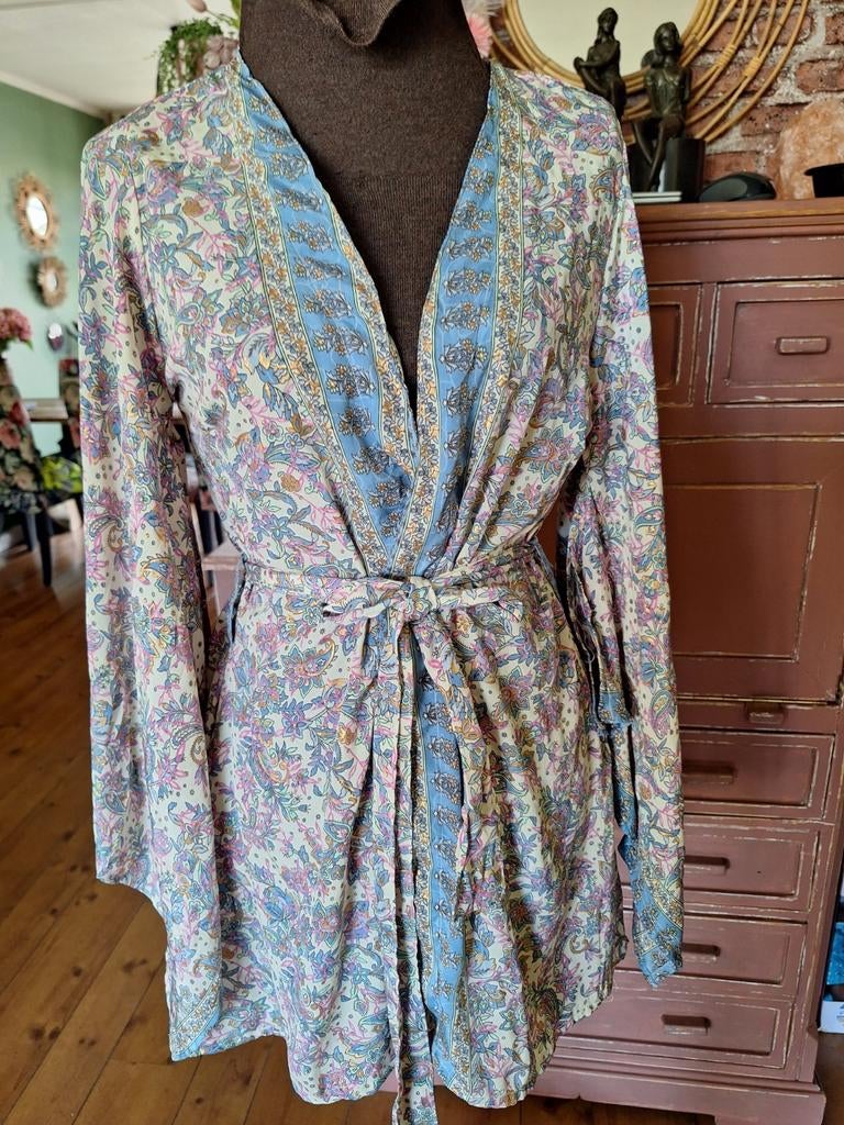 Ibiza boho style tuniek vest jurk maat s m l, Ophalen of Verzenden, Zo goed als nieuw, Maat 38/40 (M), Overige kleuren