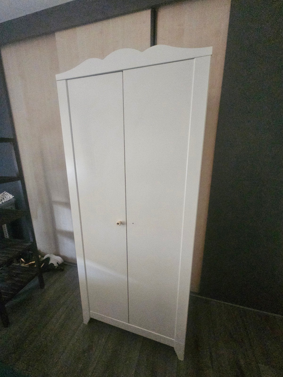 SMÅGÖRA Kledingkast - wit 80x50x187 cm, Ophalen, Gebruikt, 50 tot 75 cm, 200 cm of meer