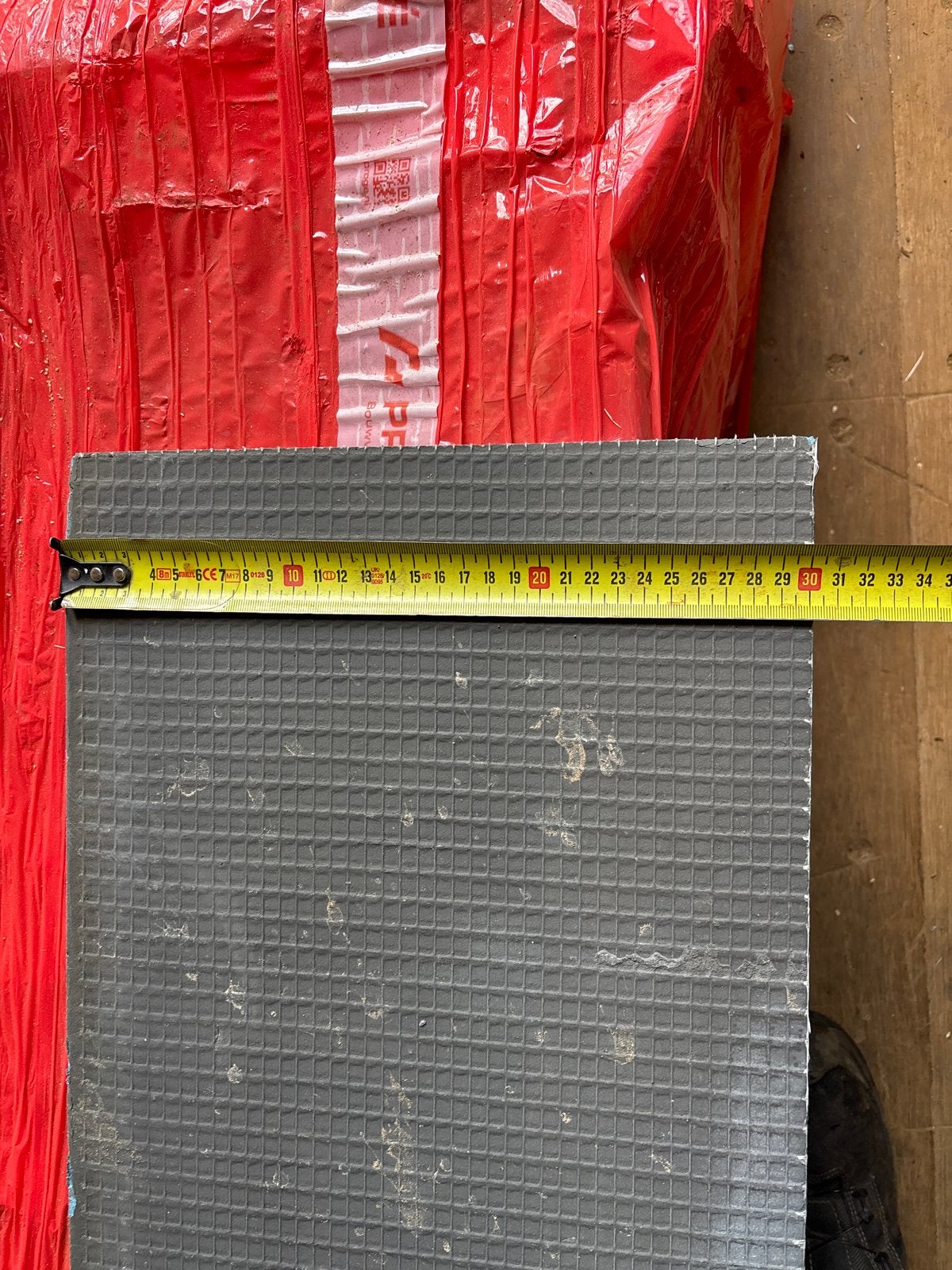 Wedi hoek koof voor natte ruimte badkamer, Doe-het-zelf en Verbouw, Minder dan 4 cm, Gebruikt, Ophalen of Verzenden, Hardschuim (Pir)