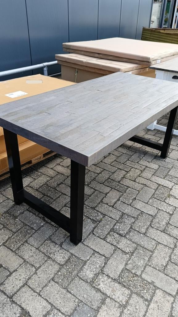 Nieuwe eettafel 165x75x85 cm - Spotprijs!, Huis en Inrichting, Tafels | Eettafels, Overige houtsoorten, Nieuw, 150 tot 200 cm