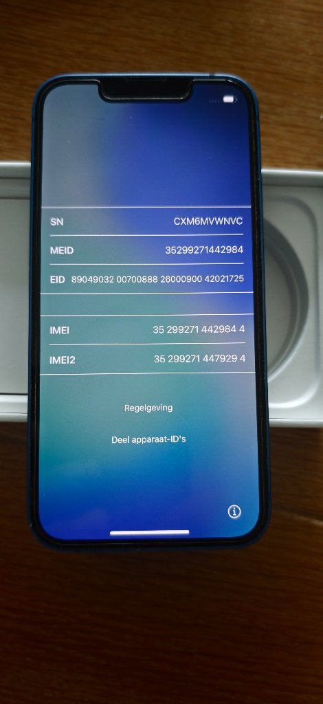 Iphone 13 mini 256 GB blauw