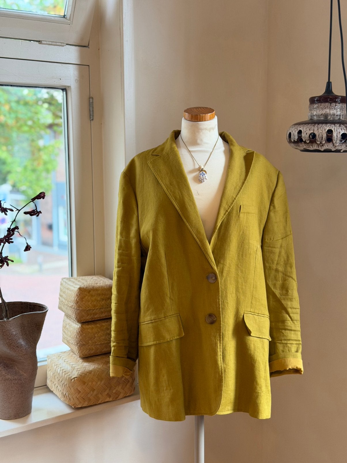 Linnen blazer, Overige kleuren, Maat 42/44 (L), Ophalen of Verzenden, Jasje