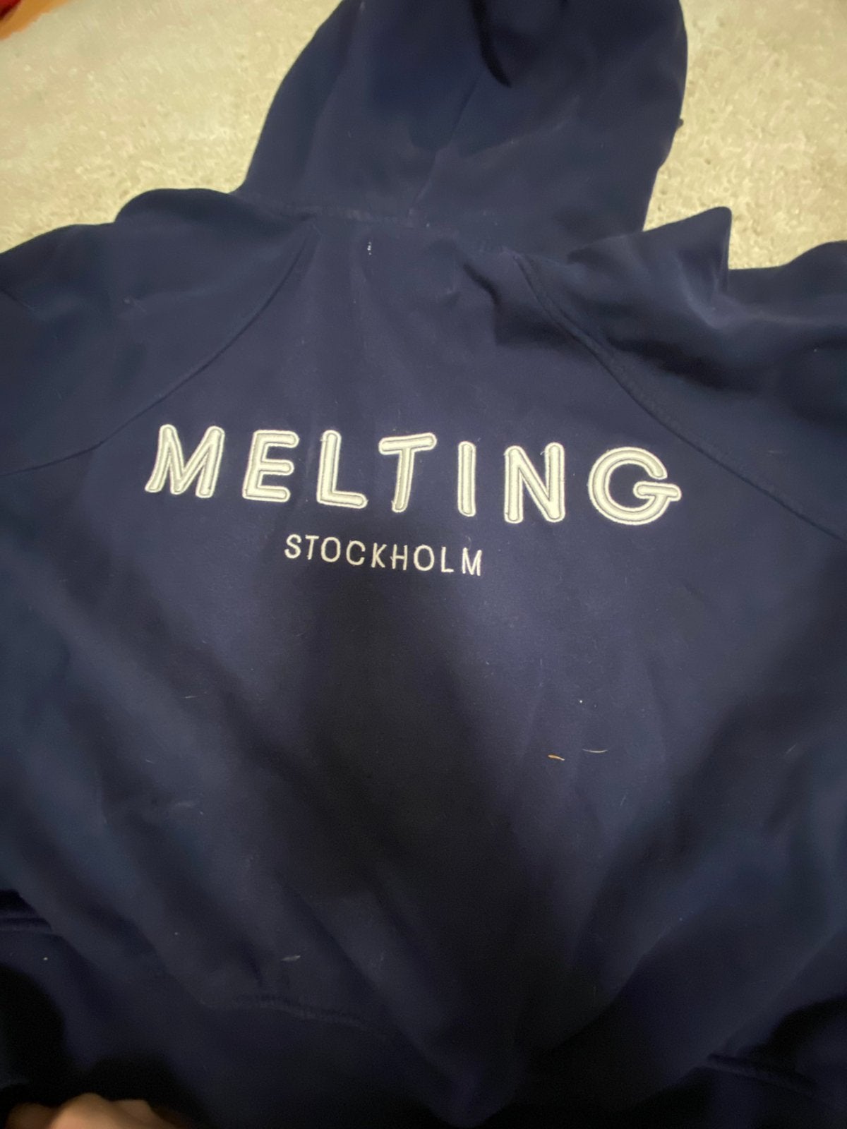 Melting stockholm hoodie, Kleding | Dames, Truien en Vesten, Ophalen of Verzenden, Zo goed als nieuw