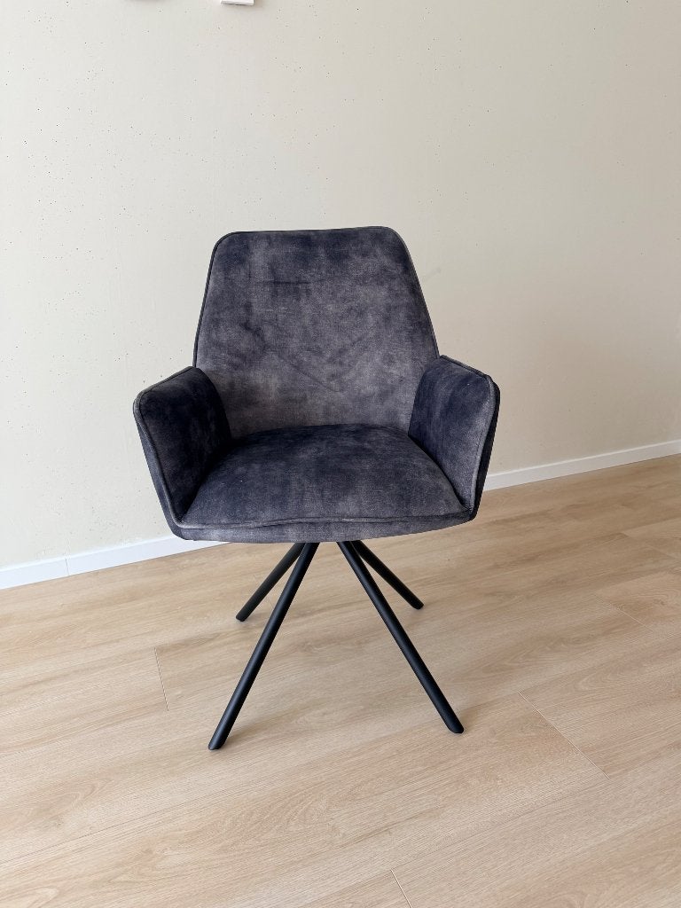 Modern eetkamer stoel met armleuning 50€ per stoel, Ophalen, Nieuw, Vier, Metaal