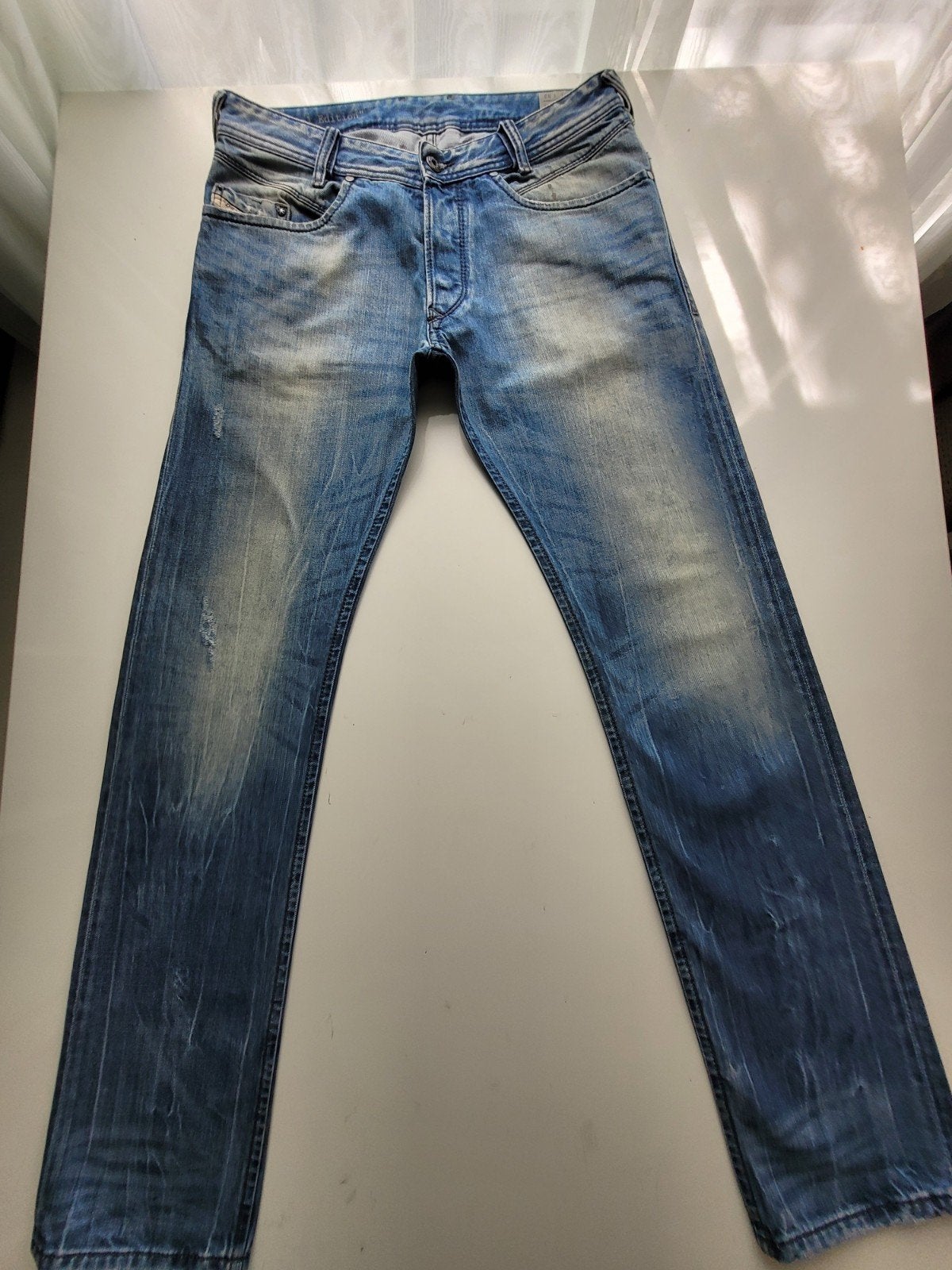 CLASSIC DIESEL POIAK SLIM TAPERED JEANS SIZE 30/32, Ophalen of Verzenden, Zo goed als nieuw, Blauw, W32 (confectie 46) of kleiner