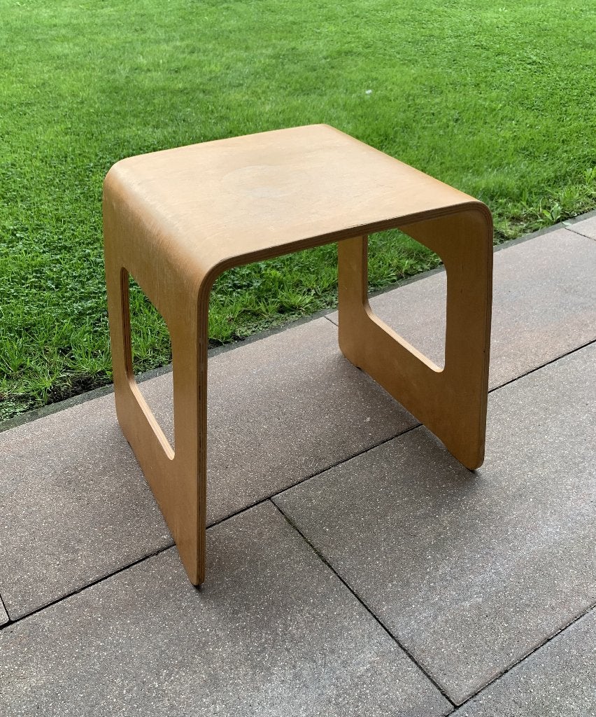 tafeltje Ikea benjamin krukje kruk blank hout, Lisa Norinder, Ophalen, Gebruikt, Hout