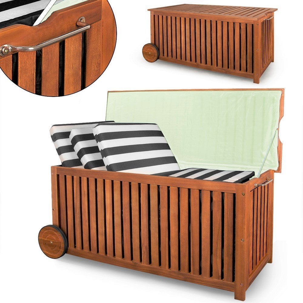 Opbergbox tuinkist met wielen 124x52x58cm GRATIS BEZORGD!, Tuin en Terras, Verzenden, Nieuw, Nvt, Nvt