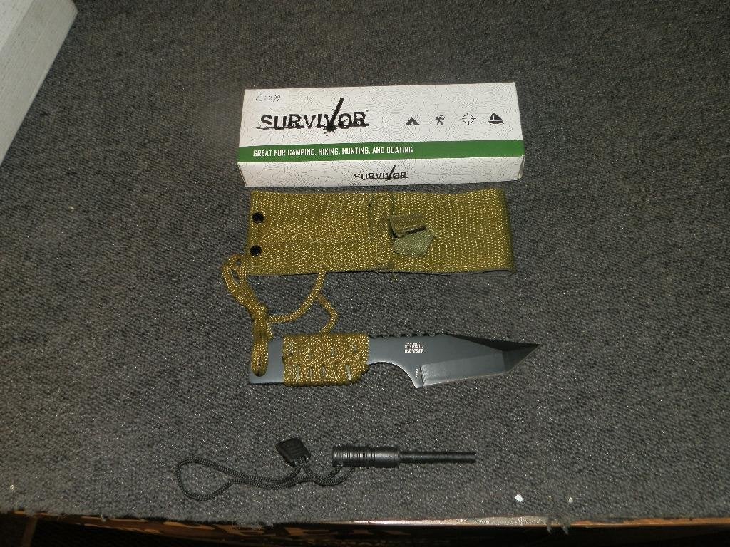 zakmes tac force survivor vuursteen, Ophalen of Verzenden, Nieuw