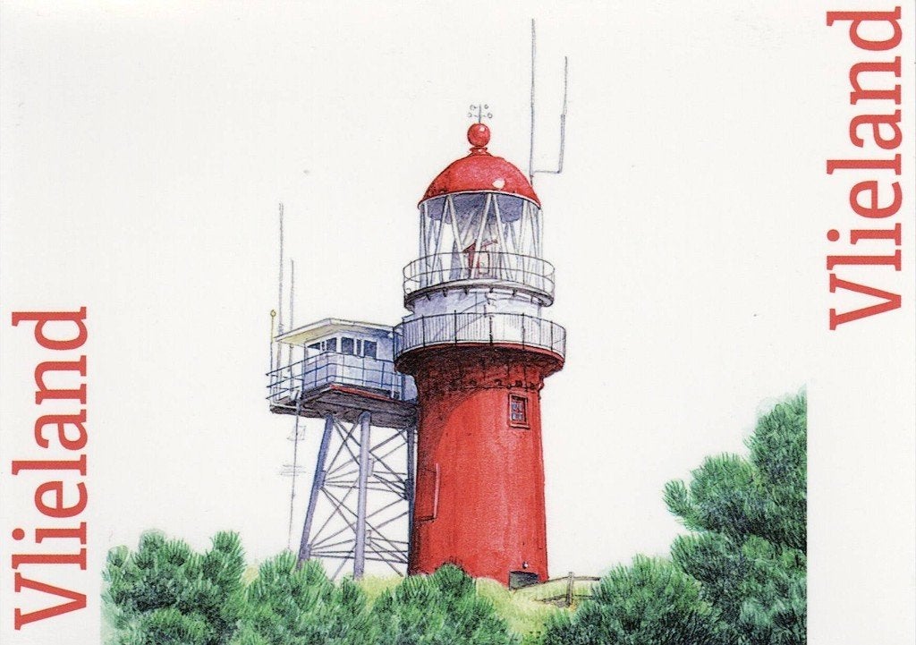 Vlieland Vuurtoren 6, Verzenden, 1980 tot heden, Ongelopen, Waddeneilanden