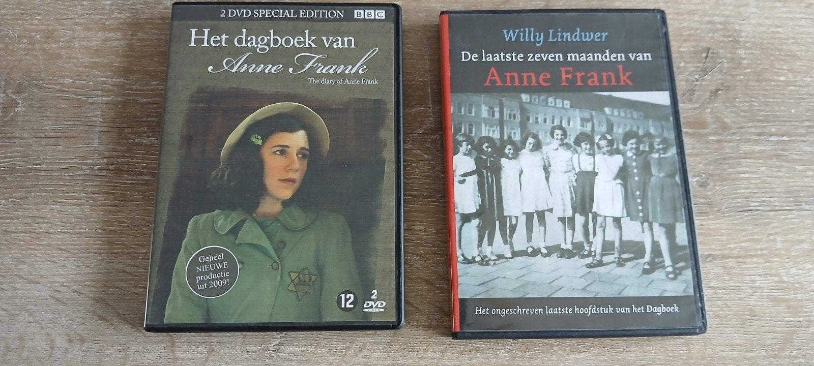 BBC dvd het dagboek van Anne Frank + de laatste 7 maanden, Alle leeftijden, Ophalen of Verzenden, Zo goed als nieuw, Oorlog of Misdaad