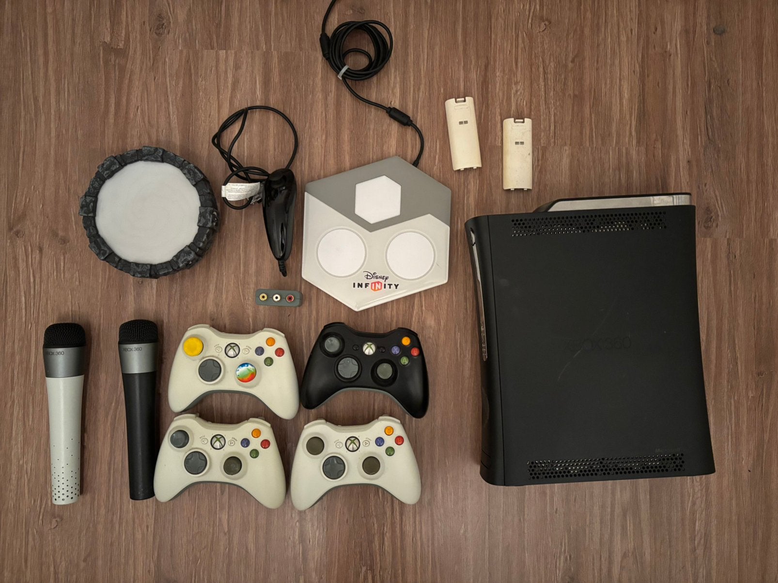 Xbox 360 met veel accessoires :), Met games, Ophalen of Verzenden, Zo goed als nieuw, 120 GB