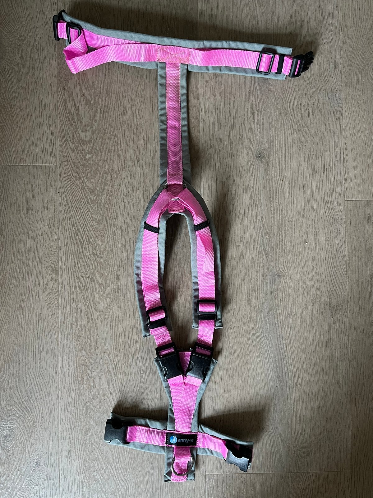 Anny-x tuig roze/grijs maat m, Overige merken, Ophalen of Verzenden, Gebruikt, Hondentuig