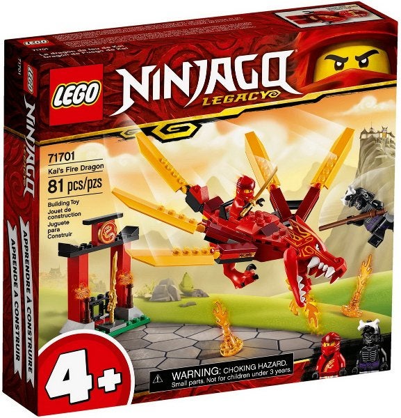Lego Ninjago set 71701 Kai's vuurdraak, Lego, Nieuw, Ophalen of Verzenden, Compleet