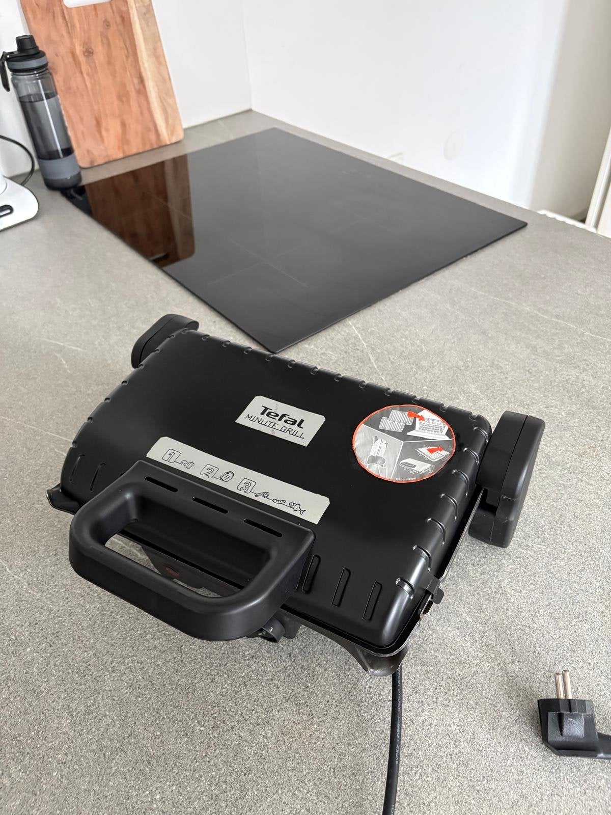 Tefal Minute Grill - Compacte en snelle grill, Ophalen of Verzenden, Gebruikt