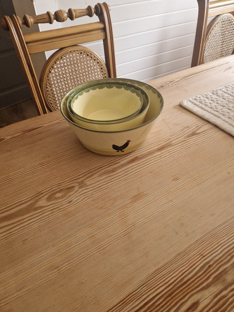 Zeller kip en haan servies, Ophalen, Overige stijlen, Aardewerk, Schaal of Schalen