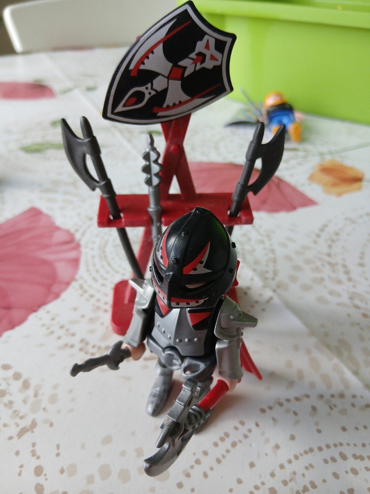 Playmobil ridder met wapenrek en schild 70431, Ophalen of Verzenden, Gebruikt