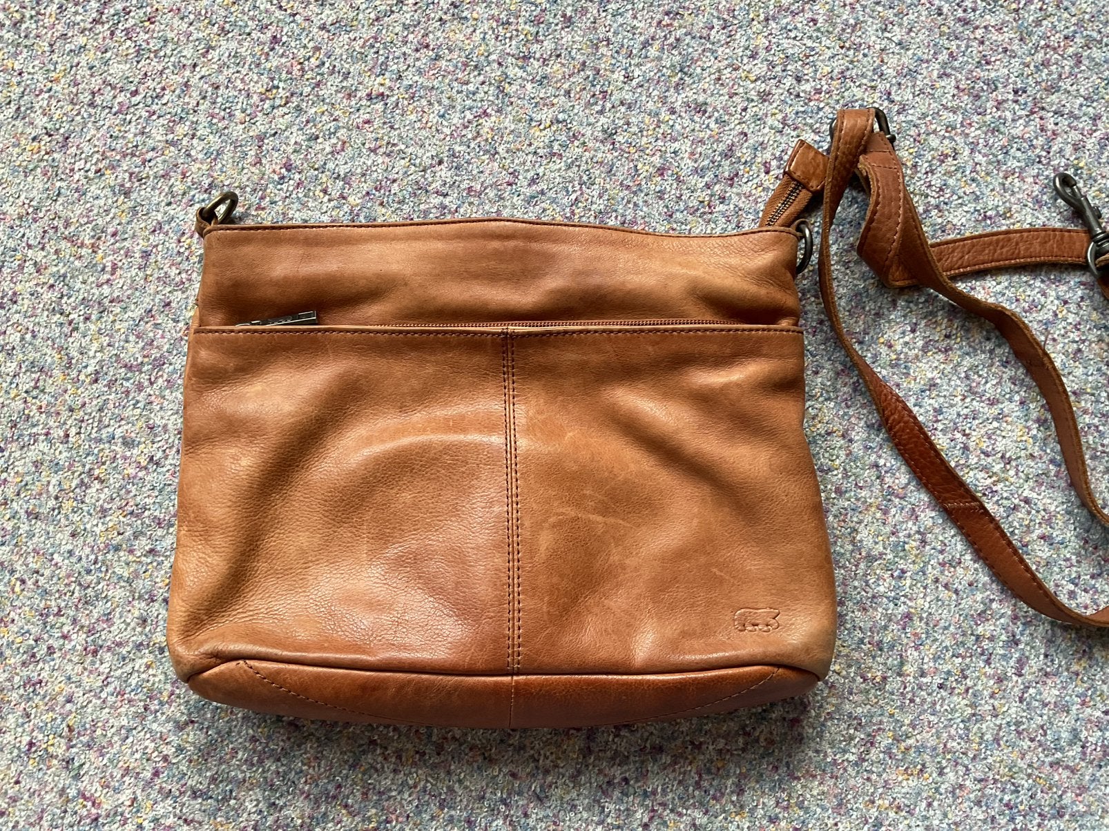 Bear design leren tas, Sieraden, Tassen en Uiterlijk, Tassen | Damestassen, Ophalen of Verzenden, Gebruikt