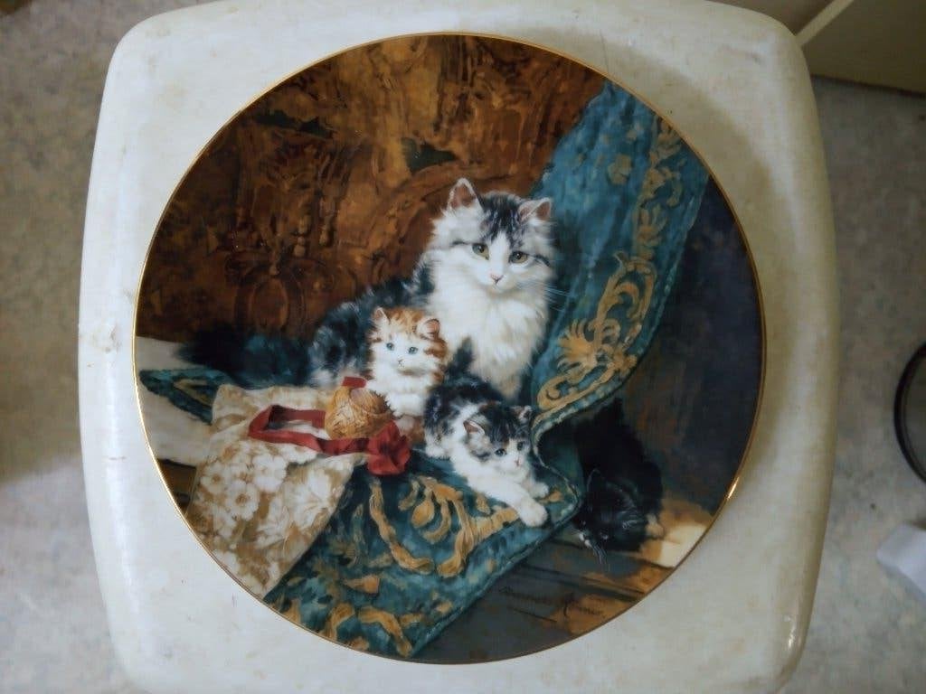 poezen bordjes van Henriette Ronner, Ophalen