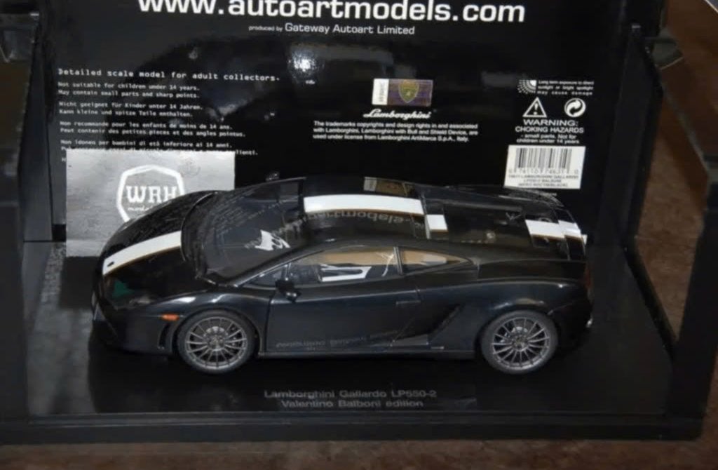 1:18 LAMBORGHINI GALLARDO BALBONI 74631 Autoart in doos WRH, Ophalen of Verzenden, Zo goed als nieuw, Auto, Autoart