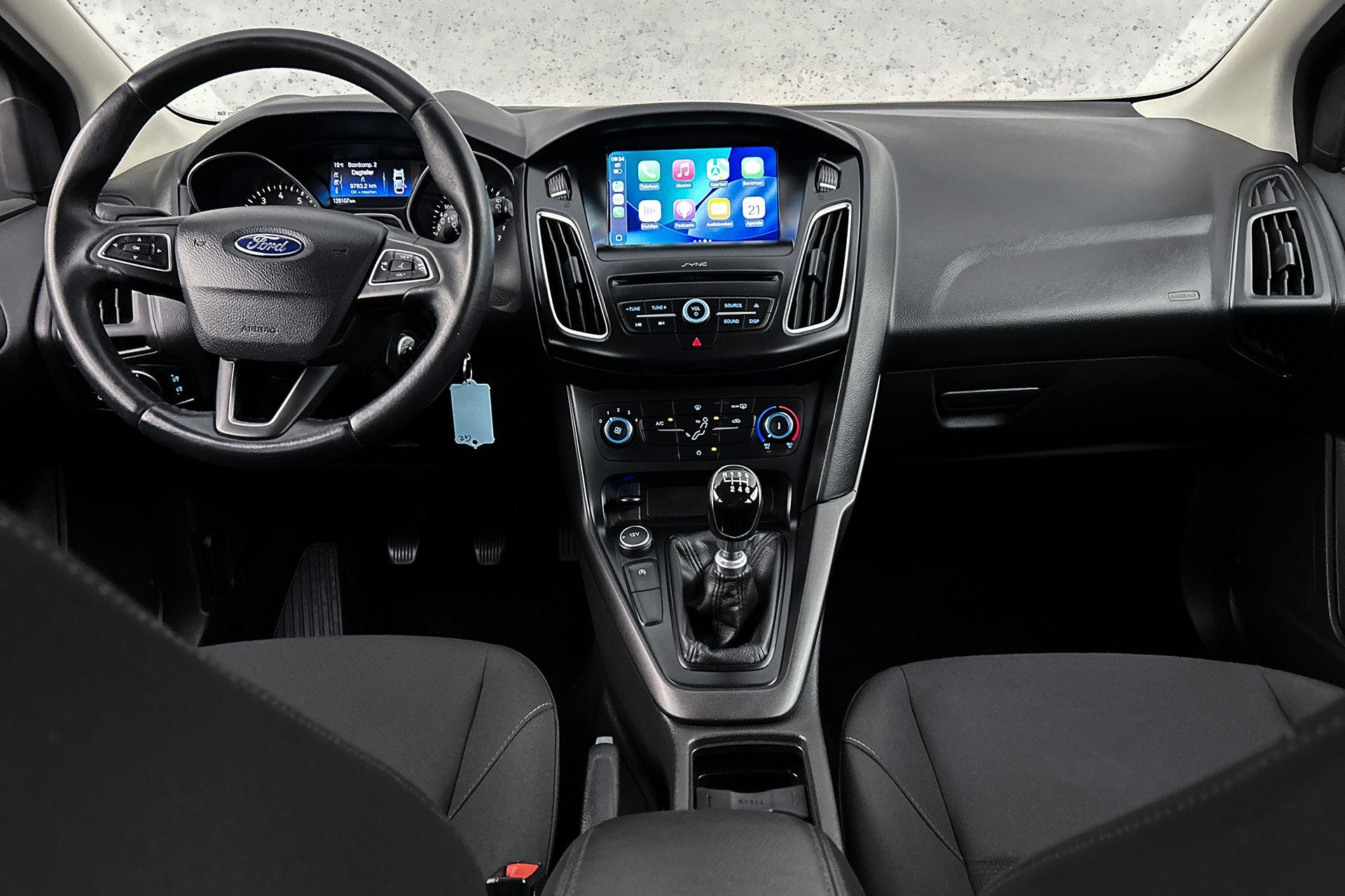 Ford FOCUS Wagon 1.0 Titanium | Apple Carplay | Lichtmetalen, Auto's, Stof, Gebruikt, Euro 6, Automatische klimaatregeling