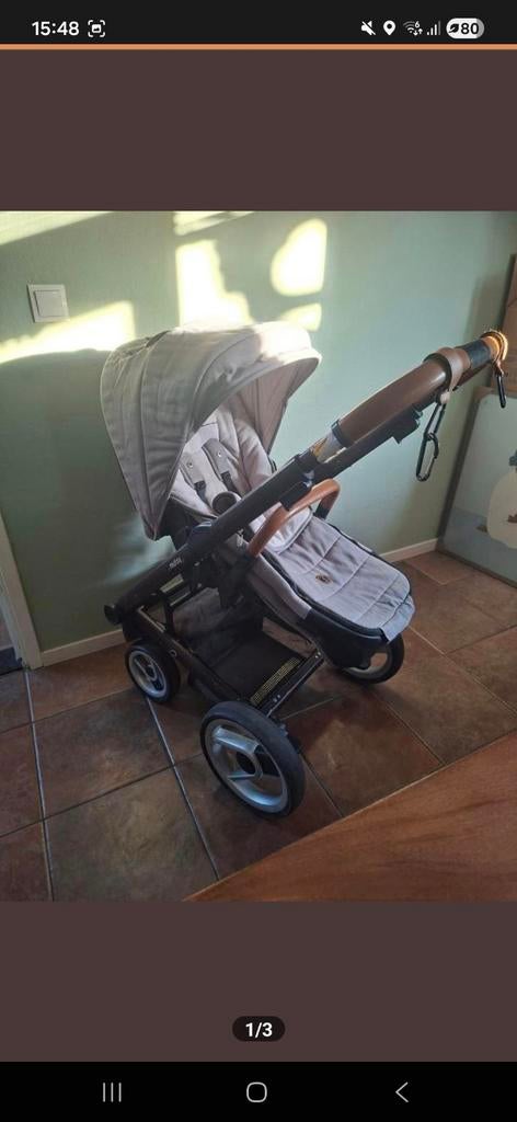 Mutsy i2 heritage compleet, Kinderen en Baby's, Kinderwagens en Combinaties, Ophalen, Gebruikt, Mutsy, Met reiswieg