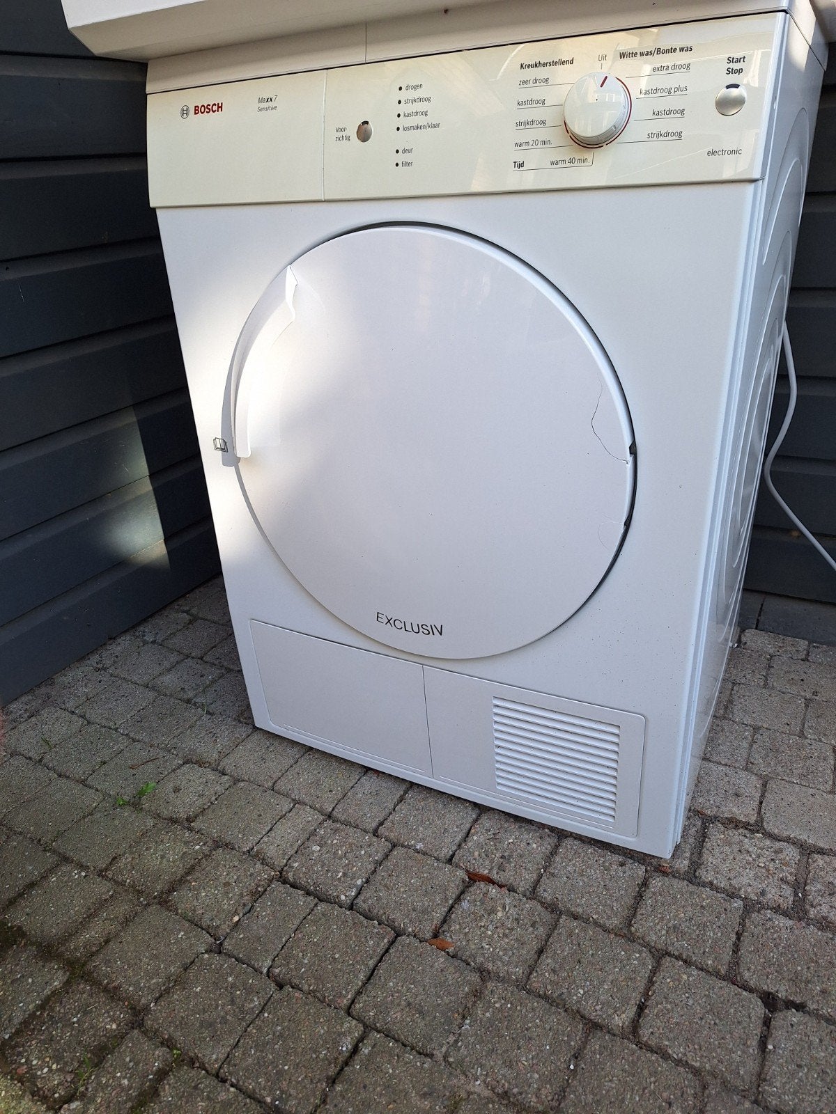 Bosch  Maxx 7 Sensitive Droger - Perfect, Witgoed en Apparatuur, Wasmachines, Gebruikt, 6 tot 8 kg, 85 tot 90 cm, 1200 tot 1600 toeren