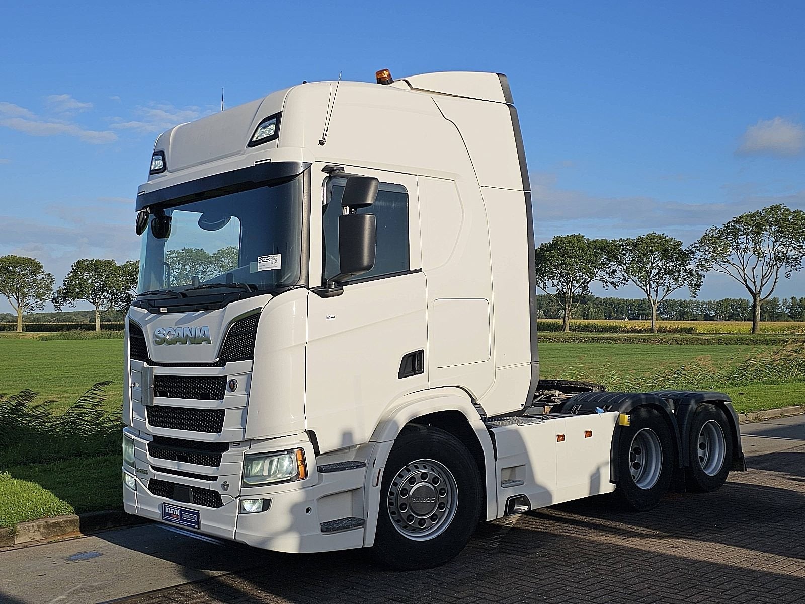 SCANIA R650 6x2 v8 retarder pto, Auto's, Automaat, Euro 6, Scania, Wit