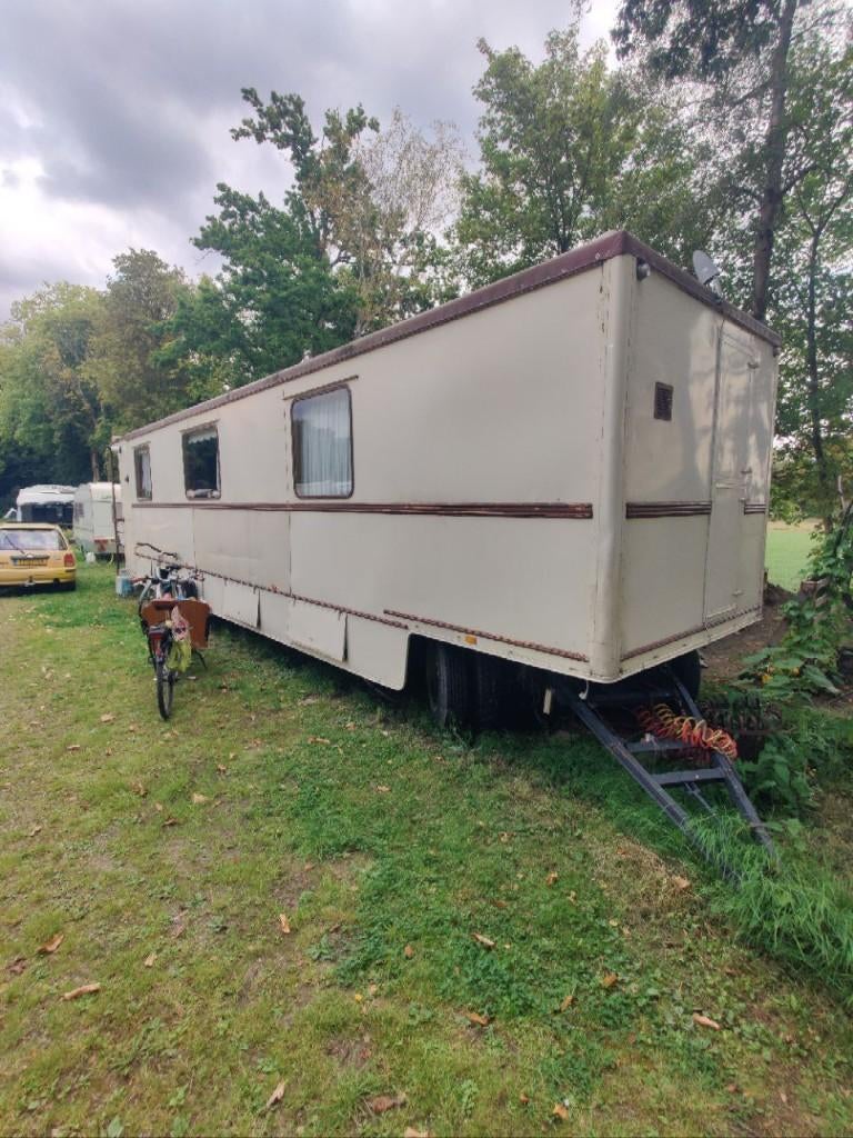 Woonwagen 11 x 2,60 meter met 2 slaapkamers, Caravans en Kamperen, Stacaravans, Tot en met 2