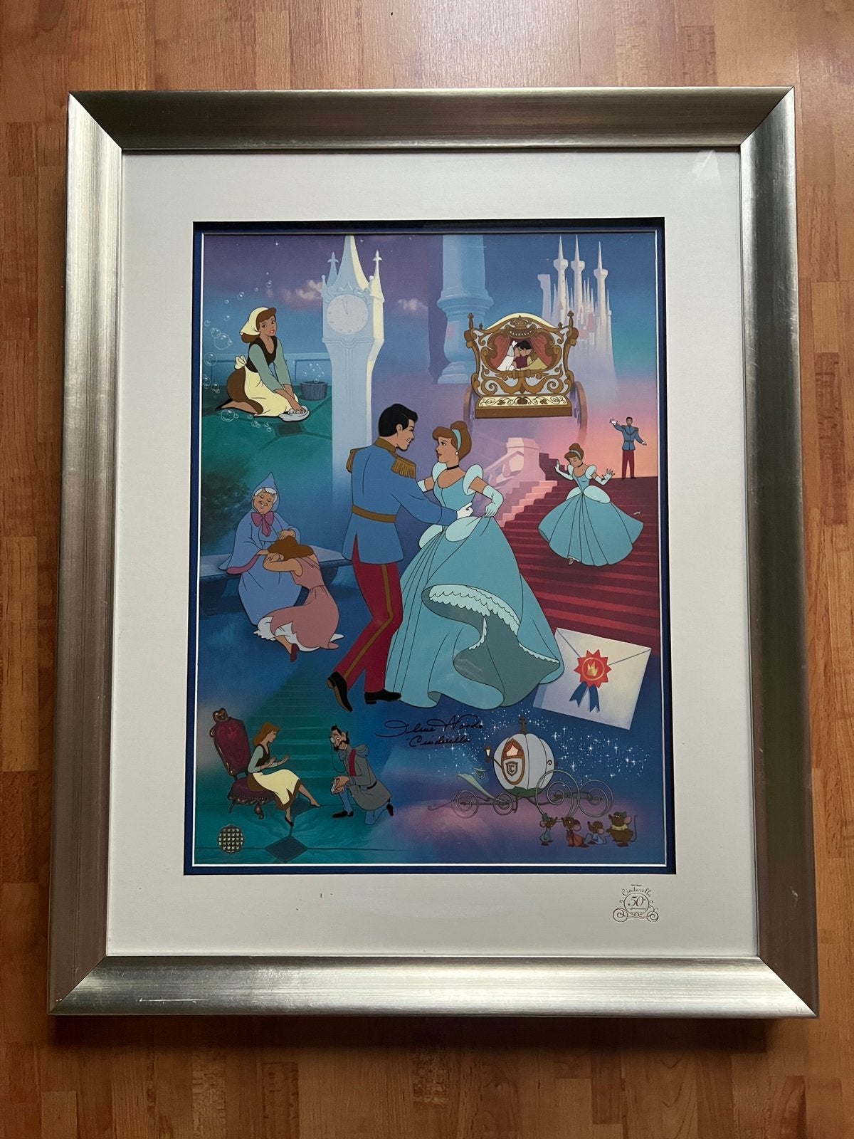 Disney seriecel “Cinderella’s Golden Anniversary”, Ophalen, Assepoester of Belle, Gebruikt, Overige typen