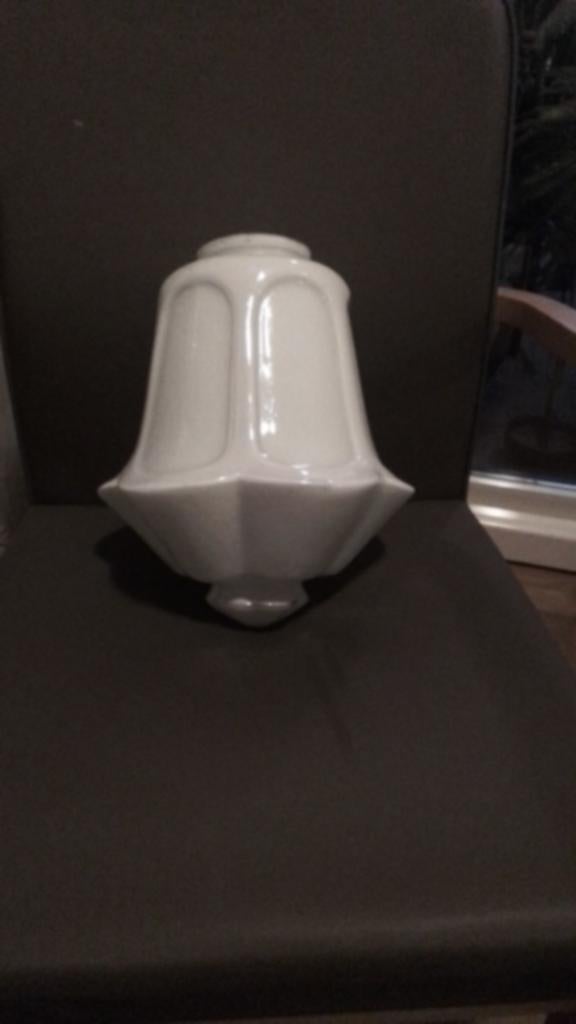 Witte lampenkap, Ophalen of Verzenden, Zo goed als nieuw, Rond
