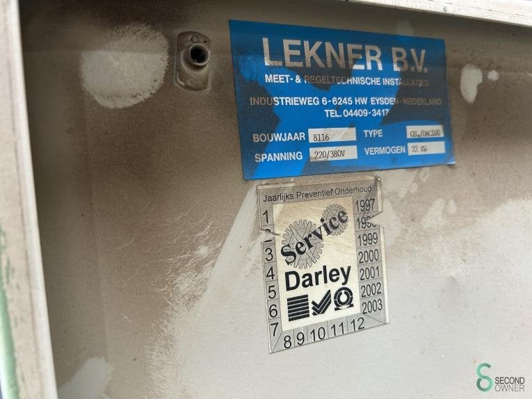 Plaatscharen Darley GS 3100x13 1986, Zakelijke goederen, Machines en Bouw | Metaalbewerking