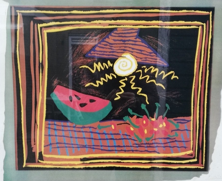 Picasso linoleum cuts. The Metro Mus. Poster. 69/64 cm., Ophalen