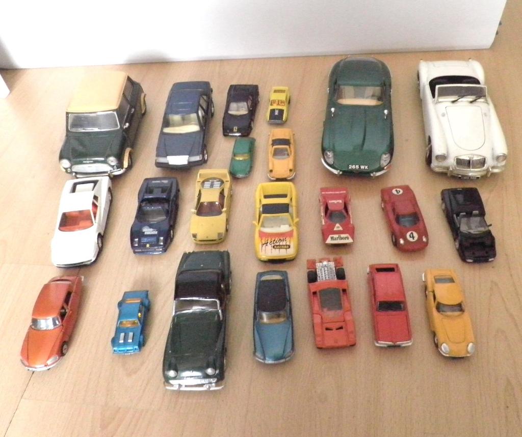 Partij Die-Cast Modelauto's (Mini Jaguar Mercedes Ferrari), Ophalen of Verzenden, Gebruikt, Auto, Overige merken