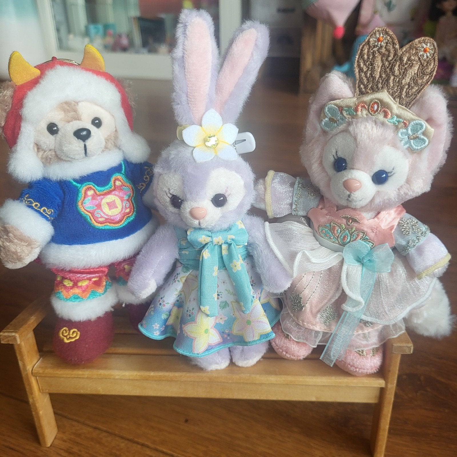 disneyland shanghai & Tokyo, 3x nieuwe duffy & friends knuff, Ophalen of Verzenden, Nieuw, Knuffel