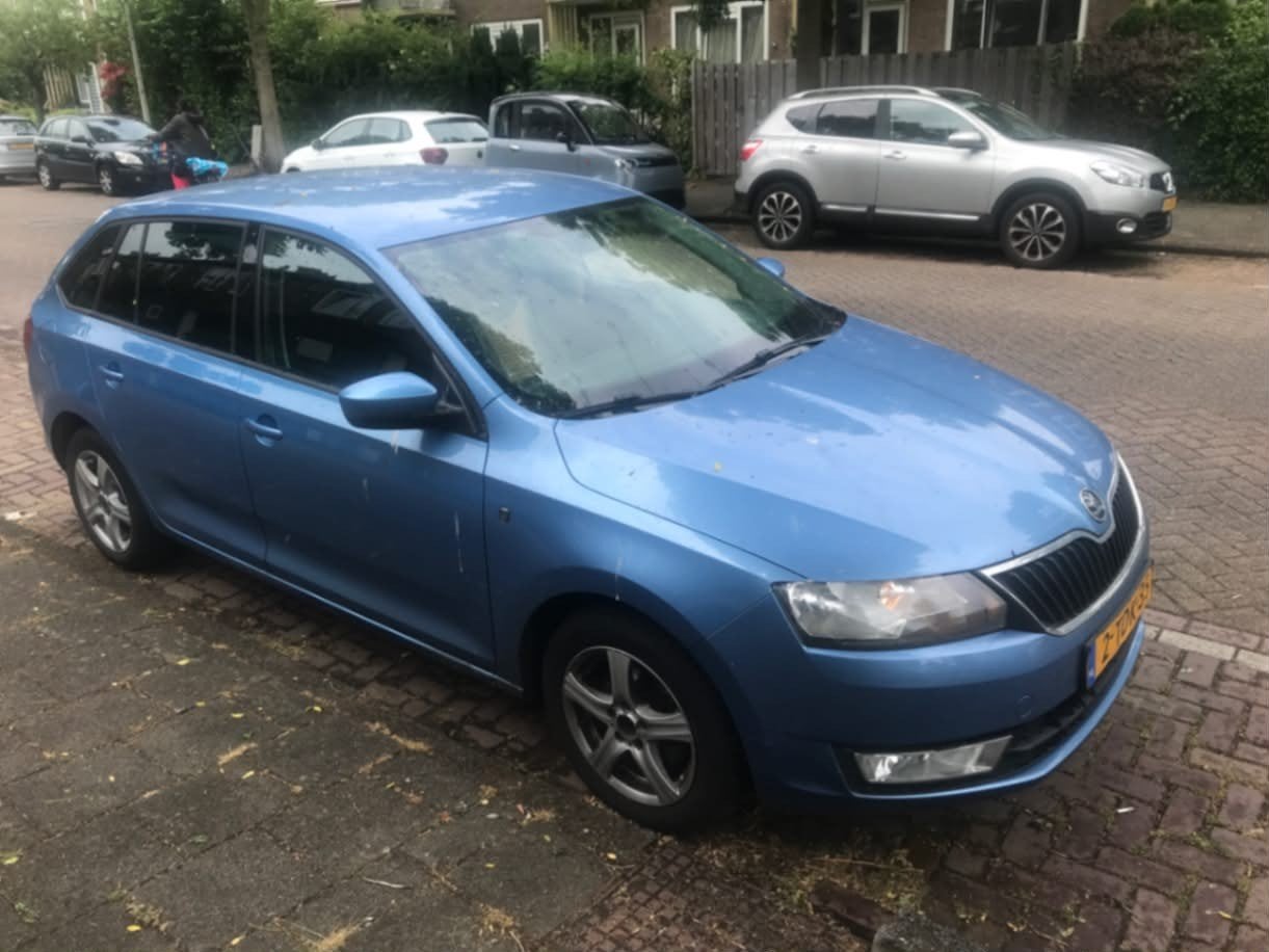Skoda Rapid 1.2 TSI 63KW Spaceback H5 2014 Blauw, Ophalen of Verzenden