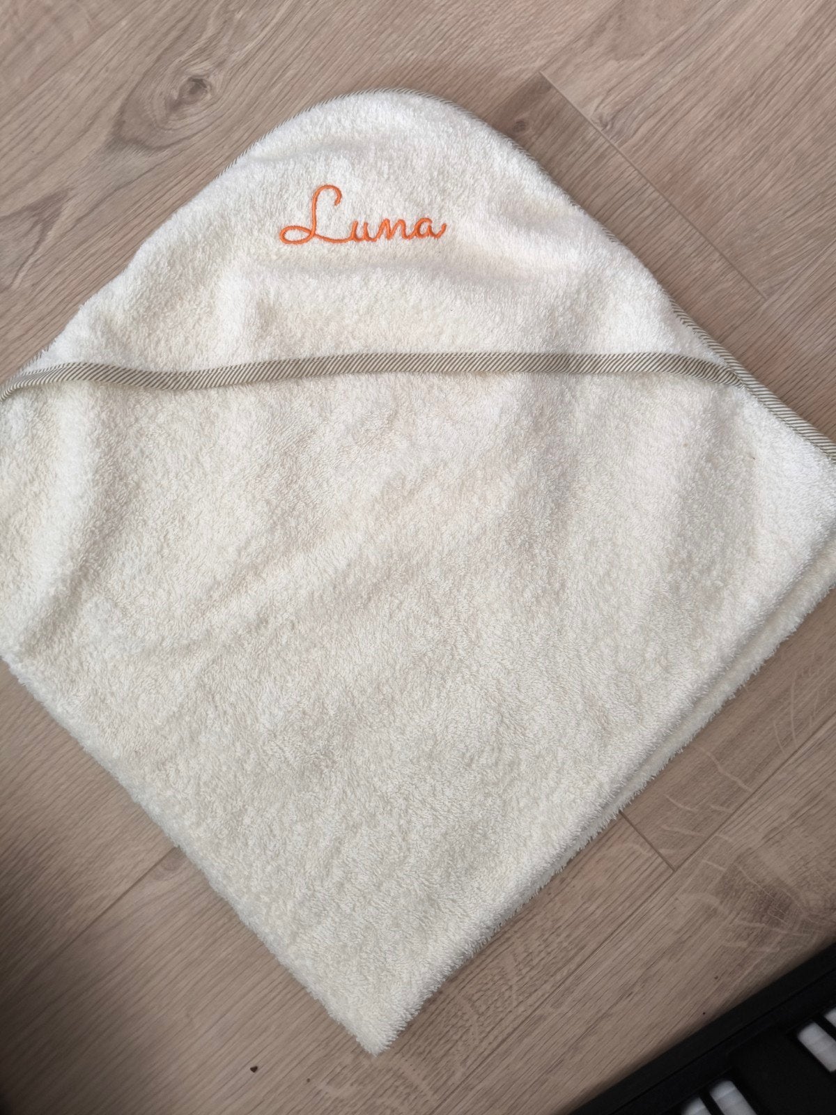 Nieuw Badcape Baby met Naam Luna, Overige merken, Overige typen, Nieuw, Ophalen of Verzenden